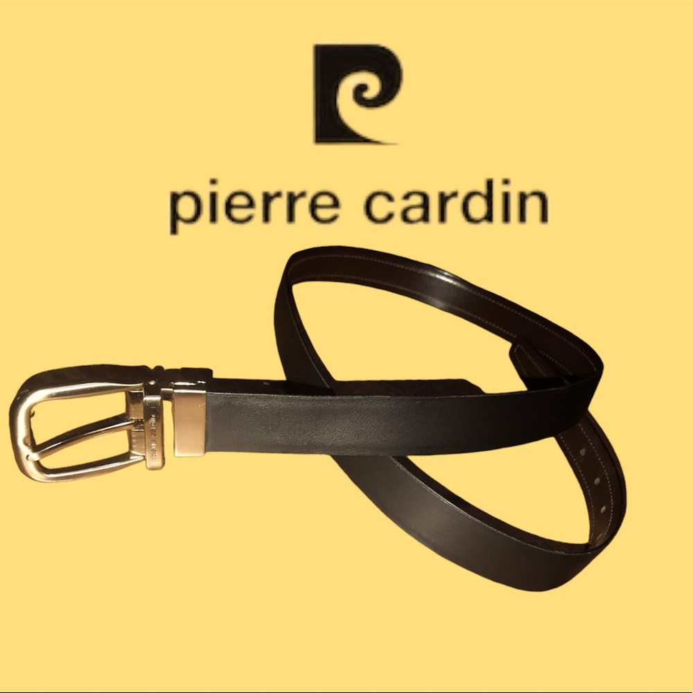 Mens Pierre Cardin Reversible Genuine Leather Belt 38 🔥